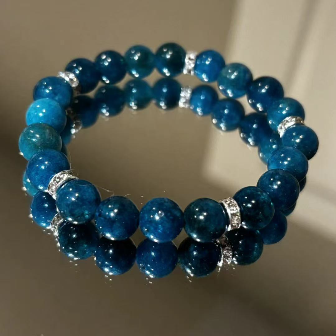 Blue Bead Bracelet